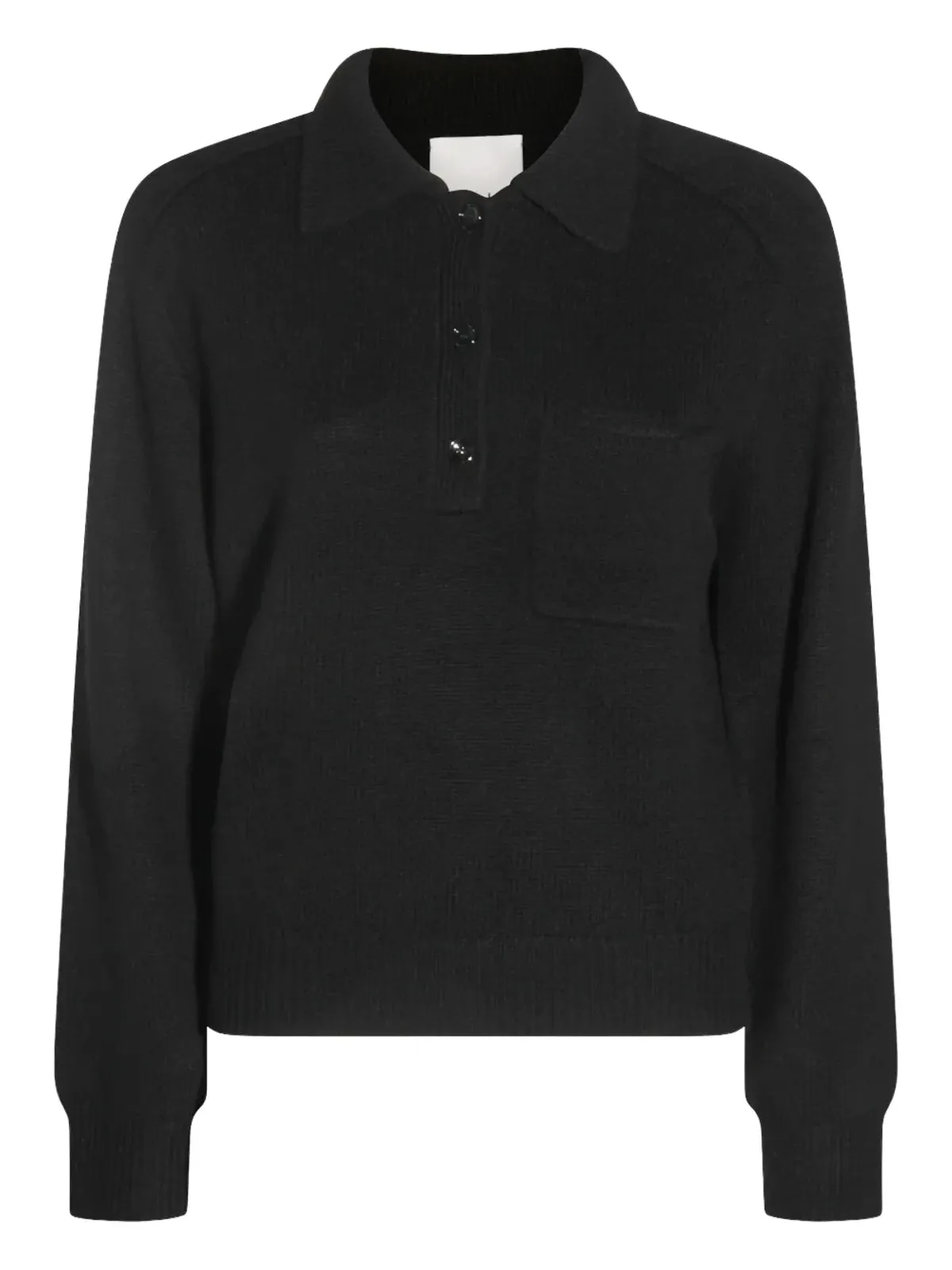 Allude ポロネック パッチポケット セーター - 画像1