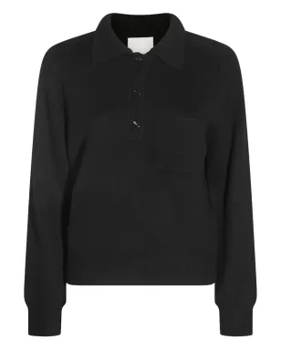 Allude ポロネック パッチポケット セーター - サムネイル1