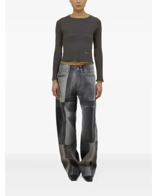 Eckhaus Latta クルーネック長袖Tシャツ - サムネイル2