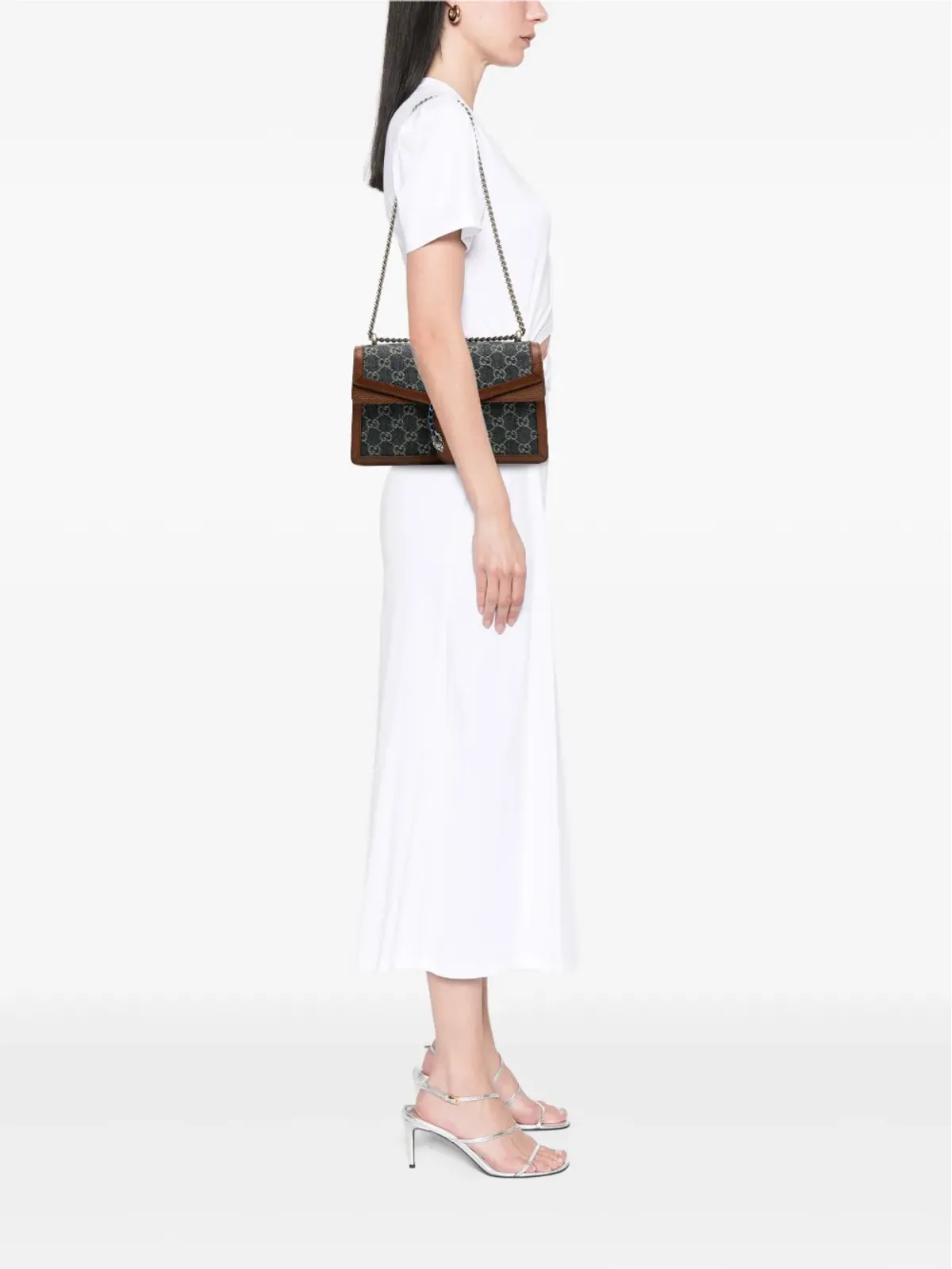 Gucci Pre-Owned デニム ディオニソス ショルダーバッグ - 画像2