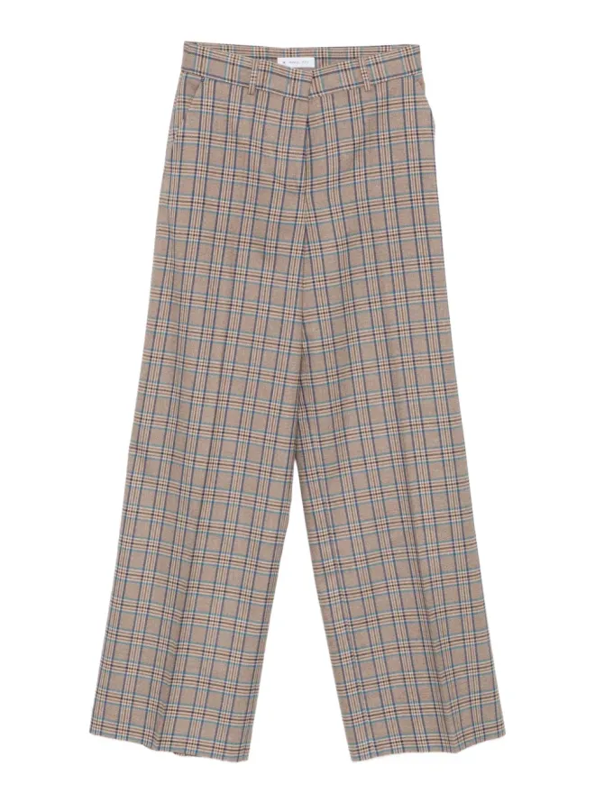 Manuel Ritz Manuel Ritz チェック柄ストレートパンツの商品画像