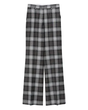 Manuel Ritz Prince of Wales-check trousers - Grey - サムネイル1