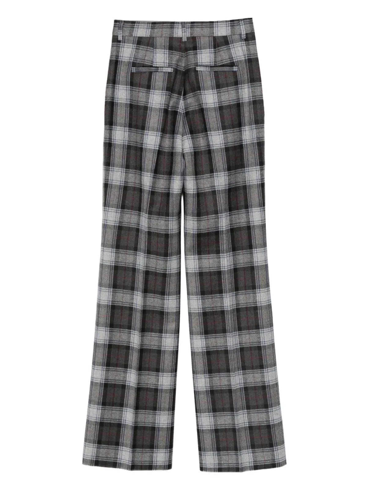 Manuel Ritz Prince of Wales-check trousers - Grey - 画像2