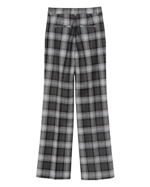 Manuel Ritz Prince of Wales-check trousers - Grey - サムネイル2