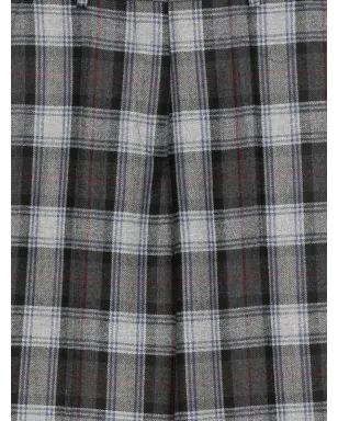 Manuel Ritz Prince of Wales-check trousers - Grey - サムネイル3