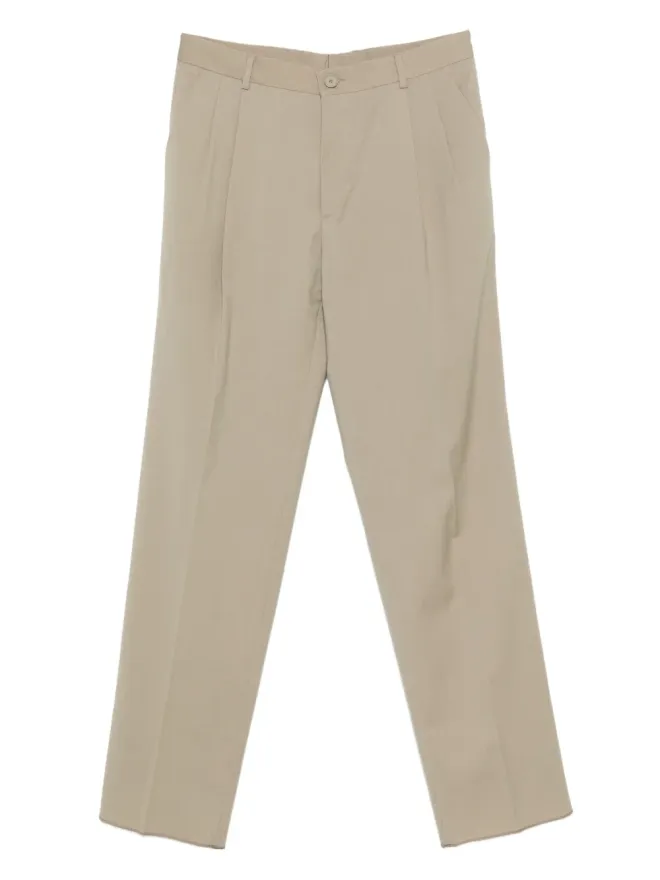 Manuel Ritz Manuel Ritz ウールブレンドストレートレッグパンツ - Neutralsの商品画像