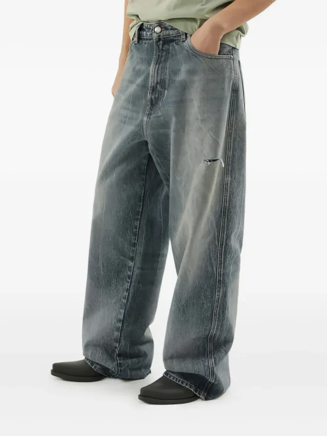 1989 STUDIO 1989 STUDIO distressed boyfriend jeans - Blueの商品画像