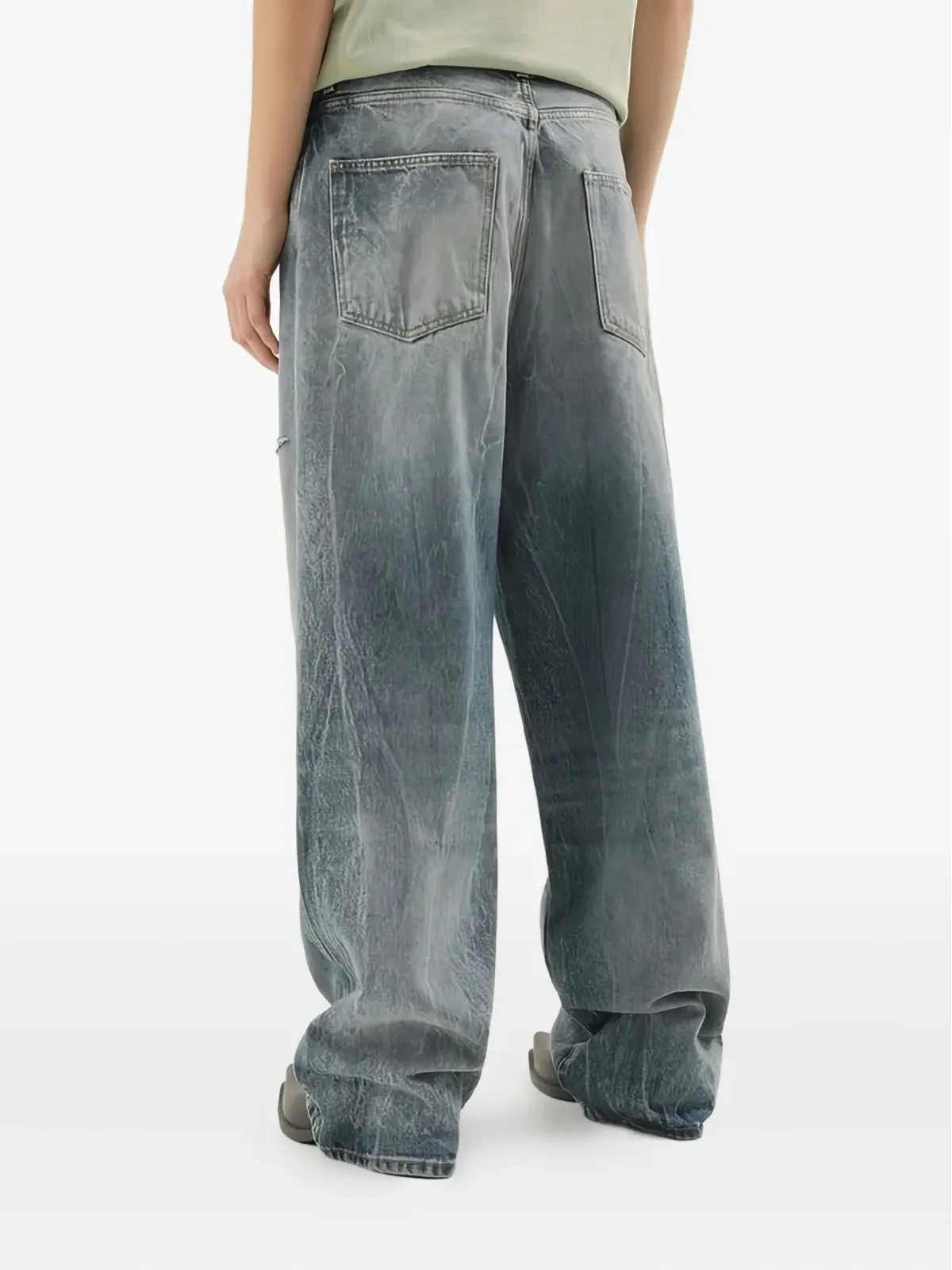 1989 STUDIO distressed boyfriend jeans - Blue - 画像4