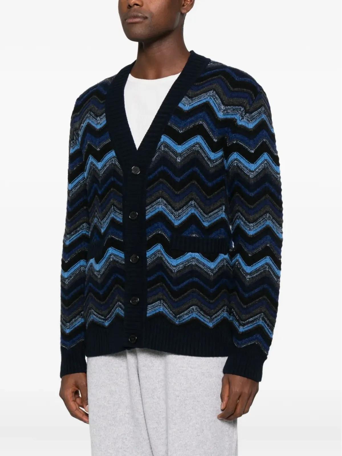 Missoni チェボロン編みカーディガン - 画像3