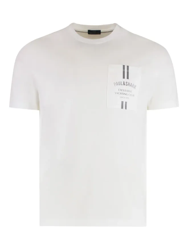 Paul & Shark Paul & Shark クルーネック ポケット Tシャツ - Whiteの商品画像