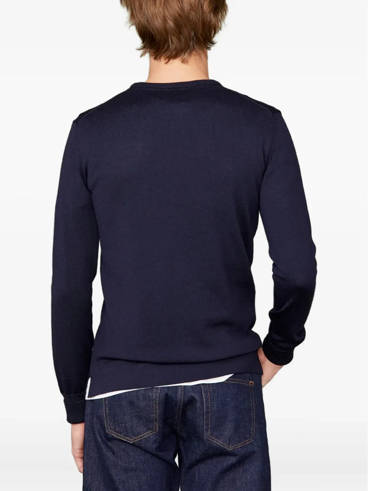 Officine Generale クルーネック長袖セーター - 画像2