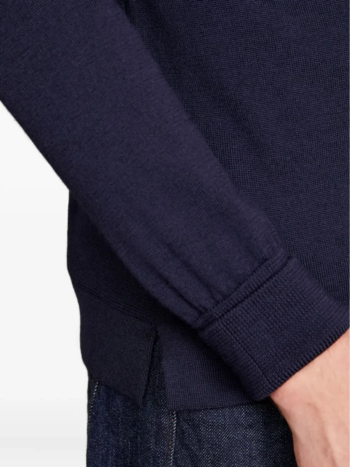 Officine Generale クルーネック長袖セーター - 画像3