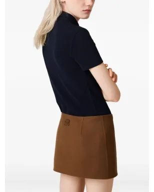 Miu Miu ラップ風ミニスカート - サムネイル4