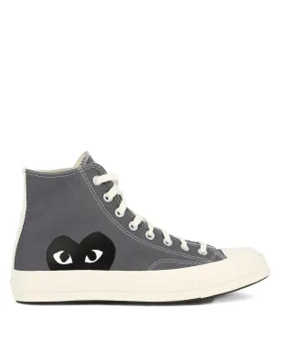 Comme Des Garçons Play x Converse チャック・テイラー '70 ハートプリント スニーカー（グレー） - サムネイル1