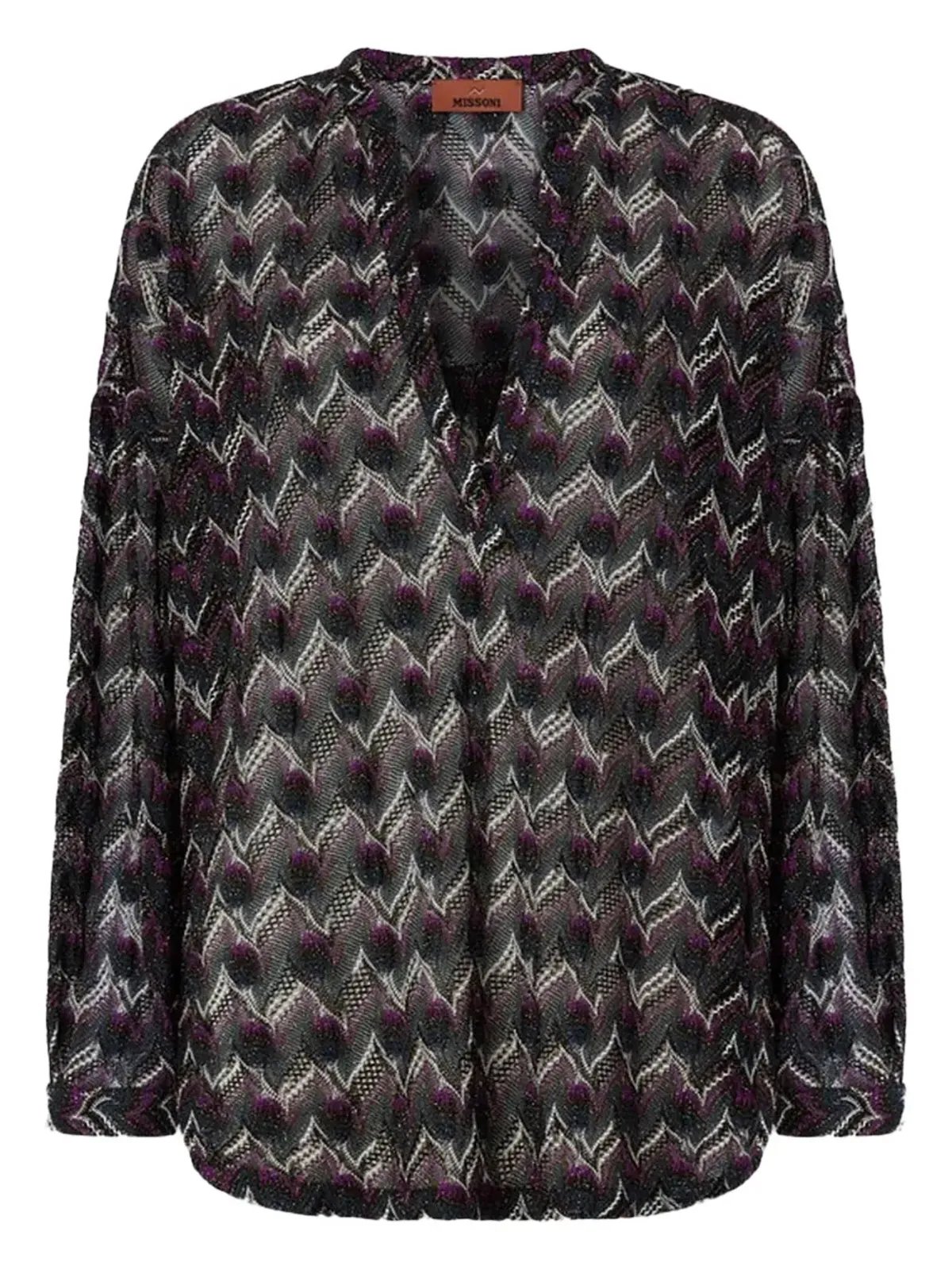 Missoni ジグザグ織りブラウス - 画像1