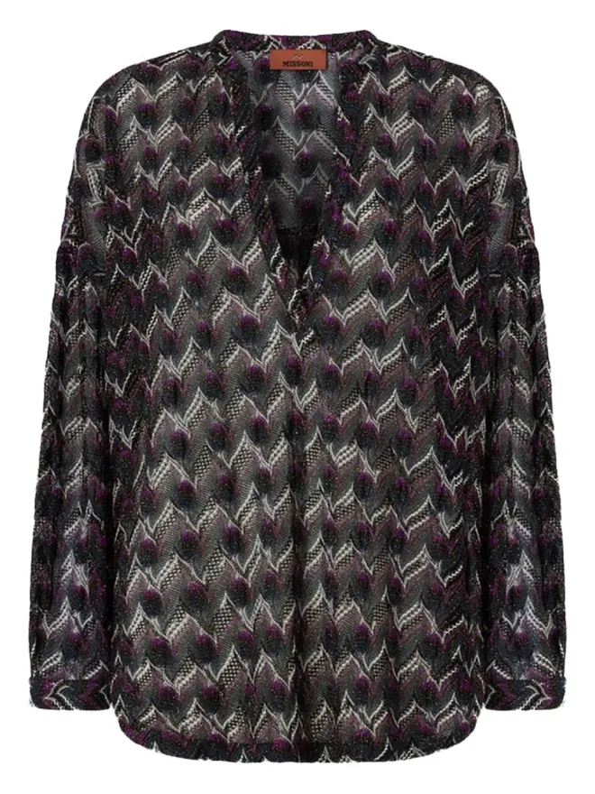 Missoni Missoni ジグザグ織りブラウスの商品画像