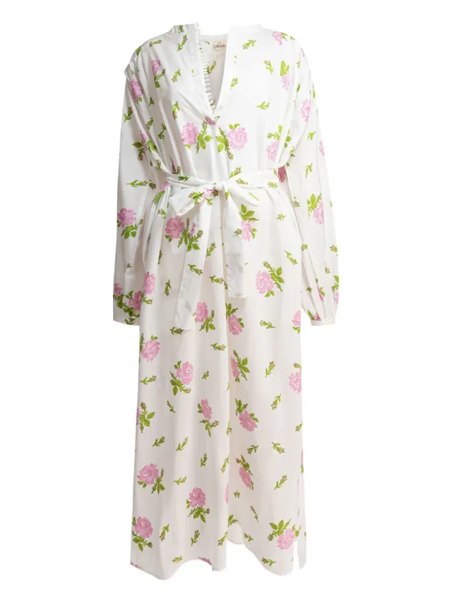 Tallulah Resortwear Tallulah Resortwear ローズプリント ベルト付きドレスの商品画像