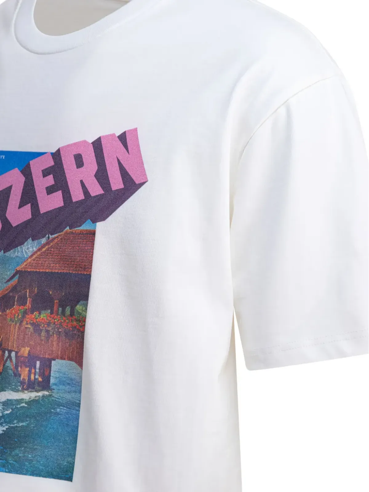 VIETTI MERCHANDISE リュツェルン グラフィックプリント Tシャツ - White - 画像4