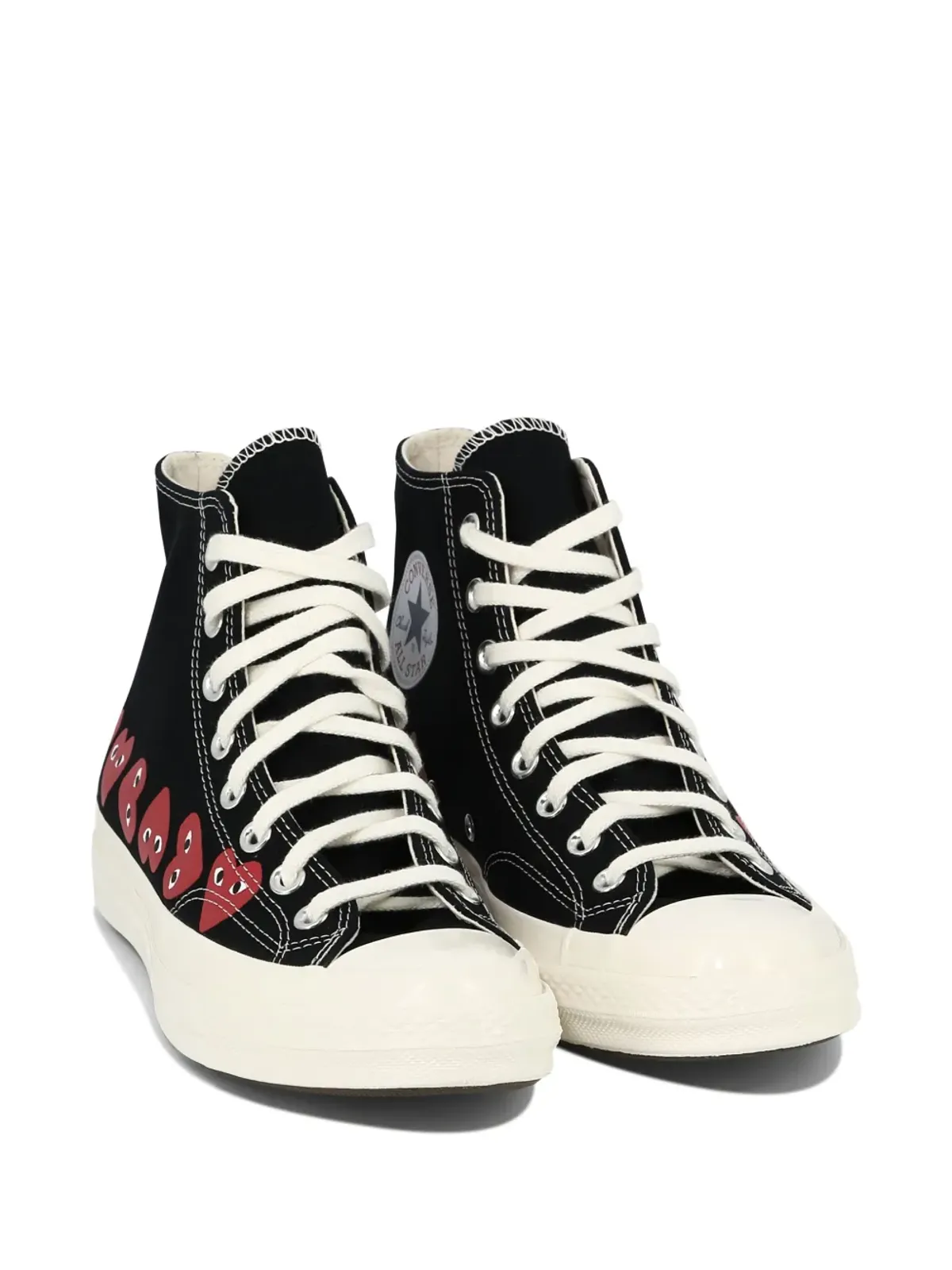 Comme Des Garçons Play x Converse ハート柄ハイトップスニーカー - 画像2