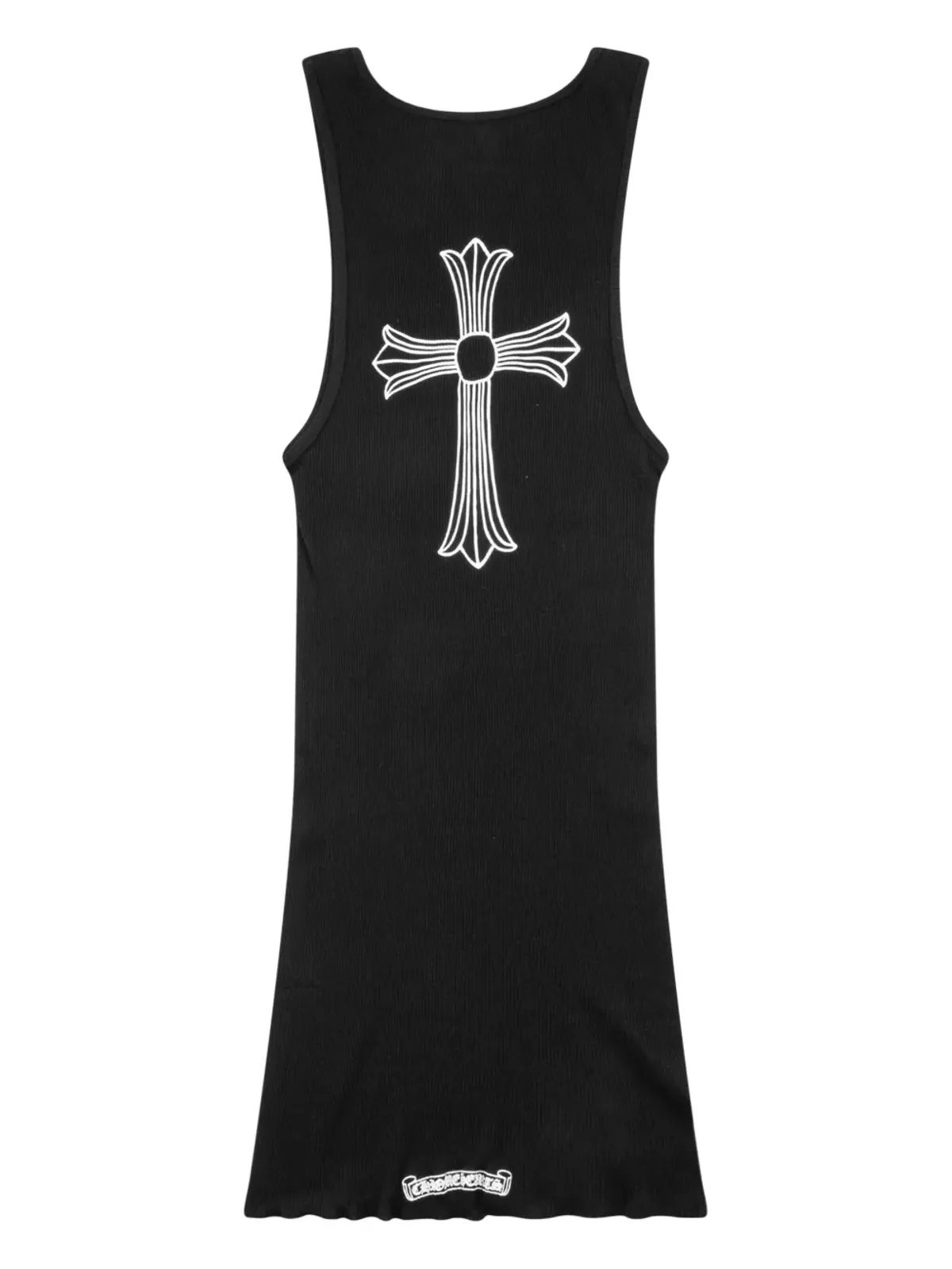 Chrome Hearts ロゴプリント ファインリブ タンクトップ - 画像2