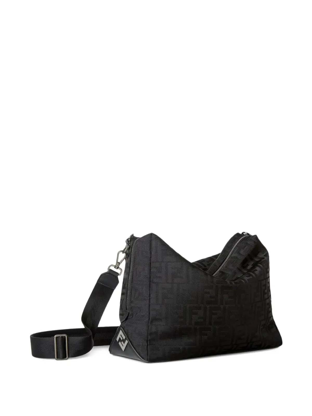 FENDI Lui FFパターン メッセンジャーバッグ - ブラック - 画像3