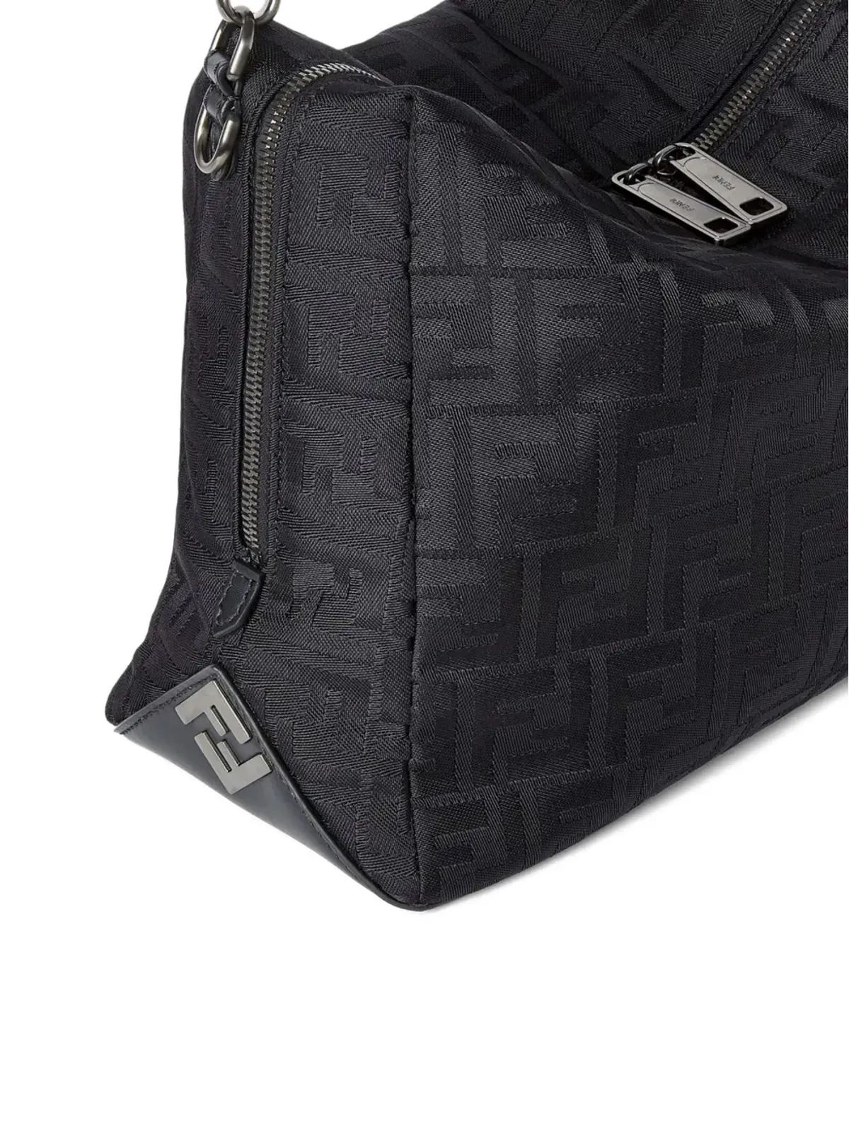 FENDI Lui FFパターン メッセンジャーバッグ - ブラック - 画像4