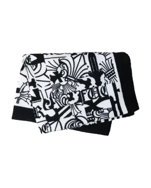 Chrome Hearts ロゴプリントビーチタオル - サムネイル1
