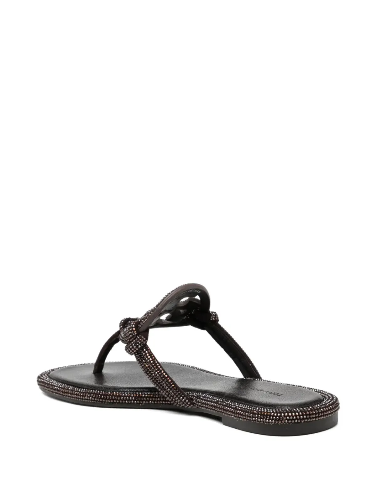 Tory Burch crystal embellished sandals - Brown - 画像3