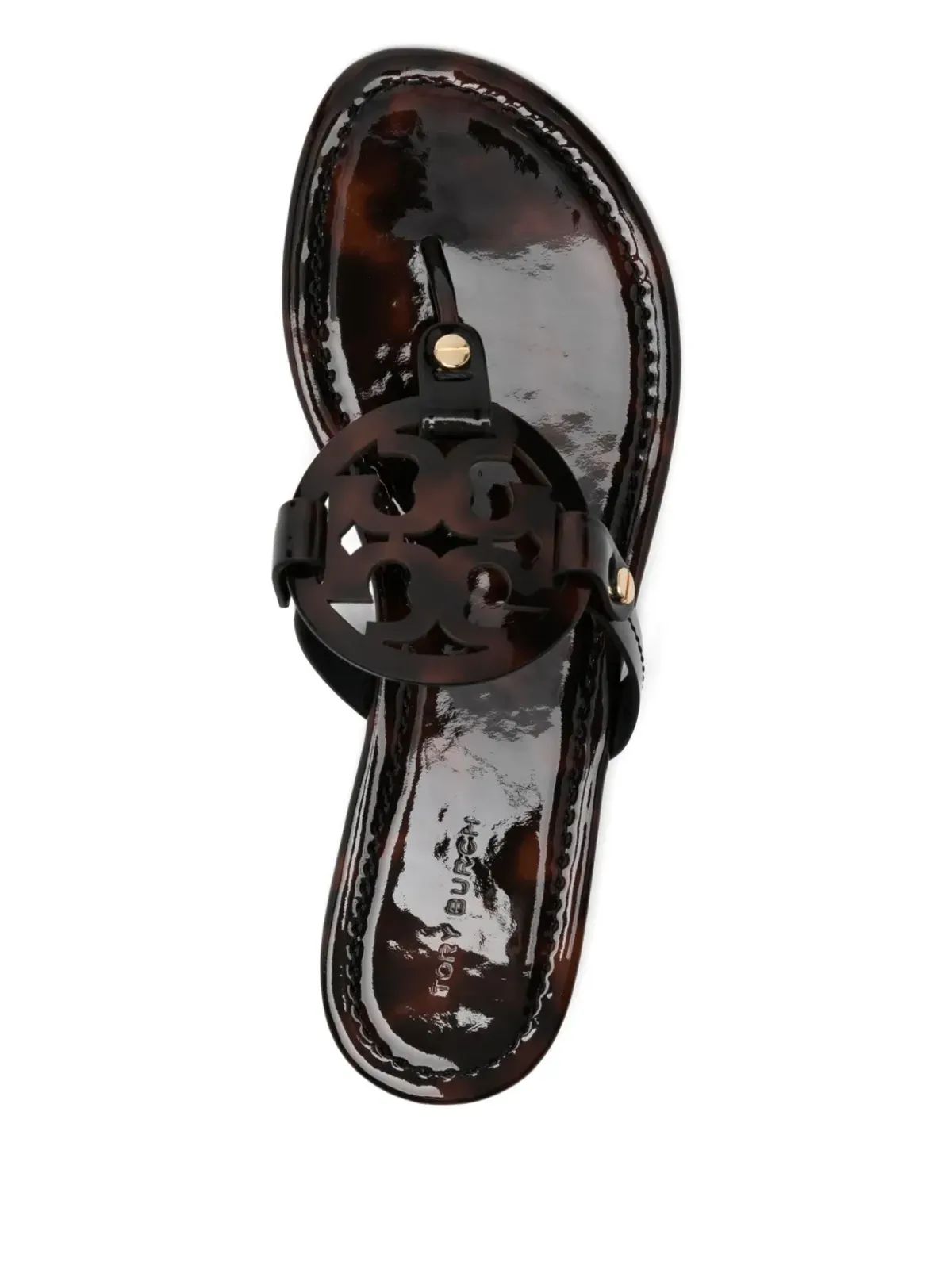 Tory Burch ロゴサンダル - 画像4