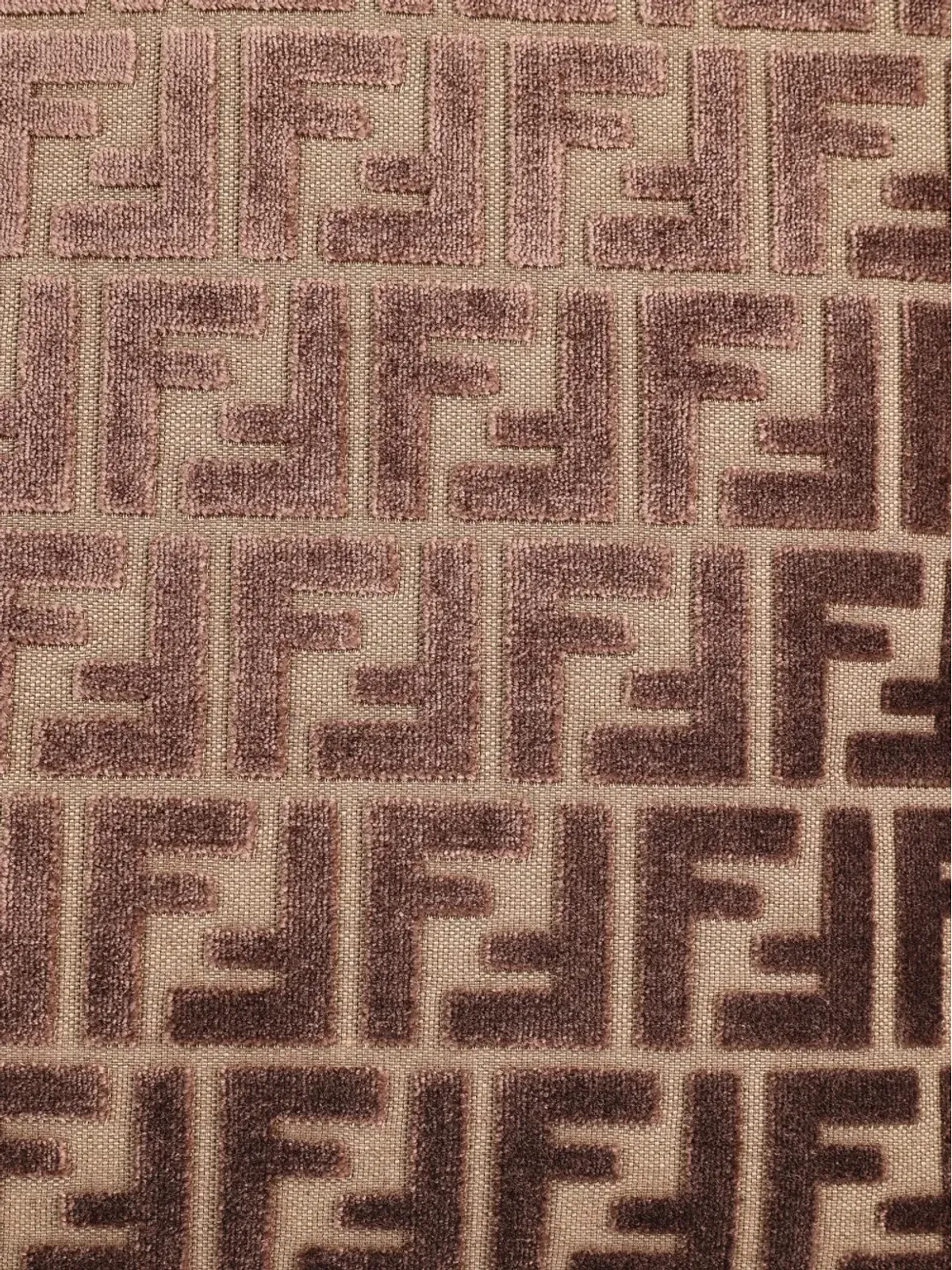 FENDI FFロゴベルベットトートバッグ - 画像4
