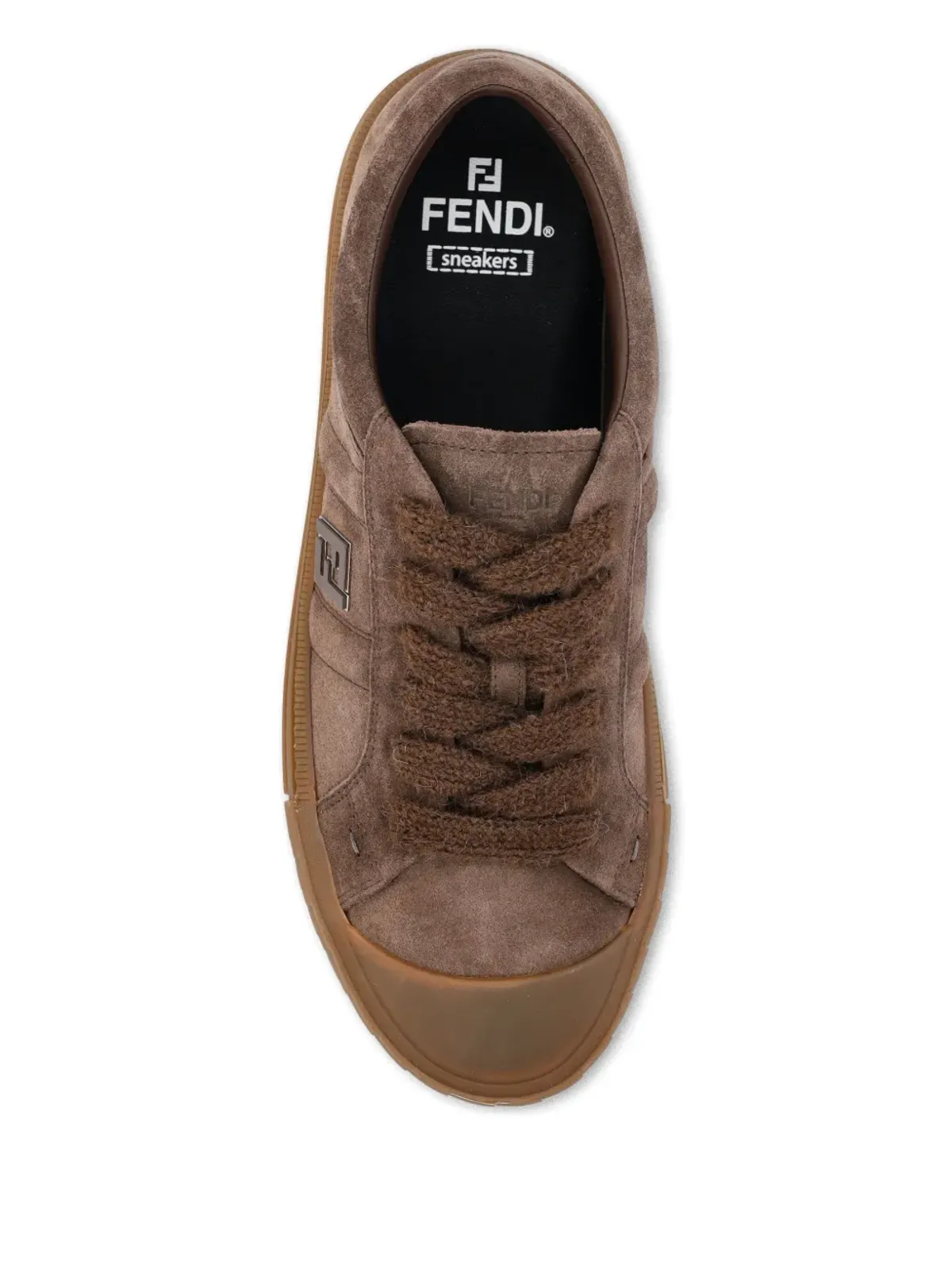 FENDI Dominoスエードスニーカー - 画像3