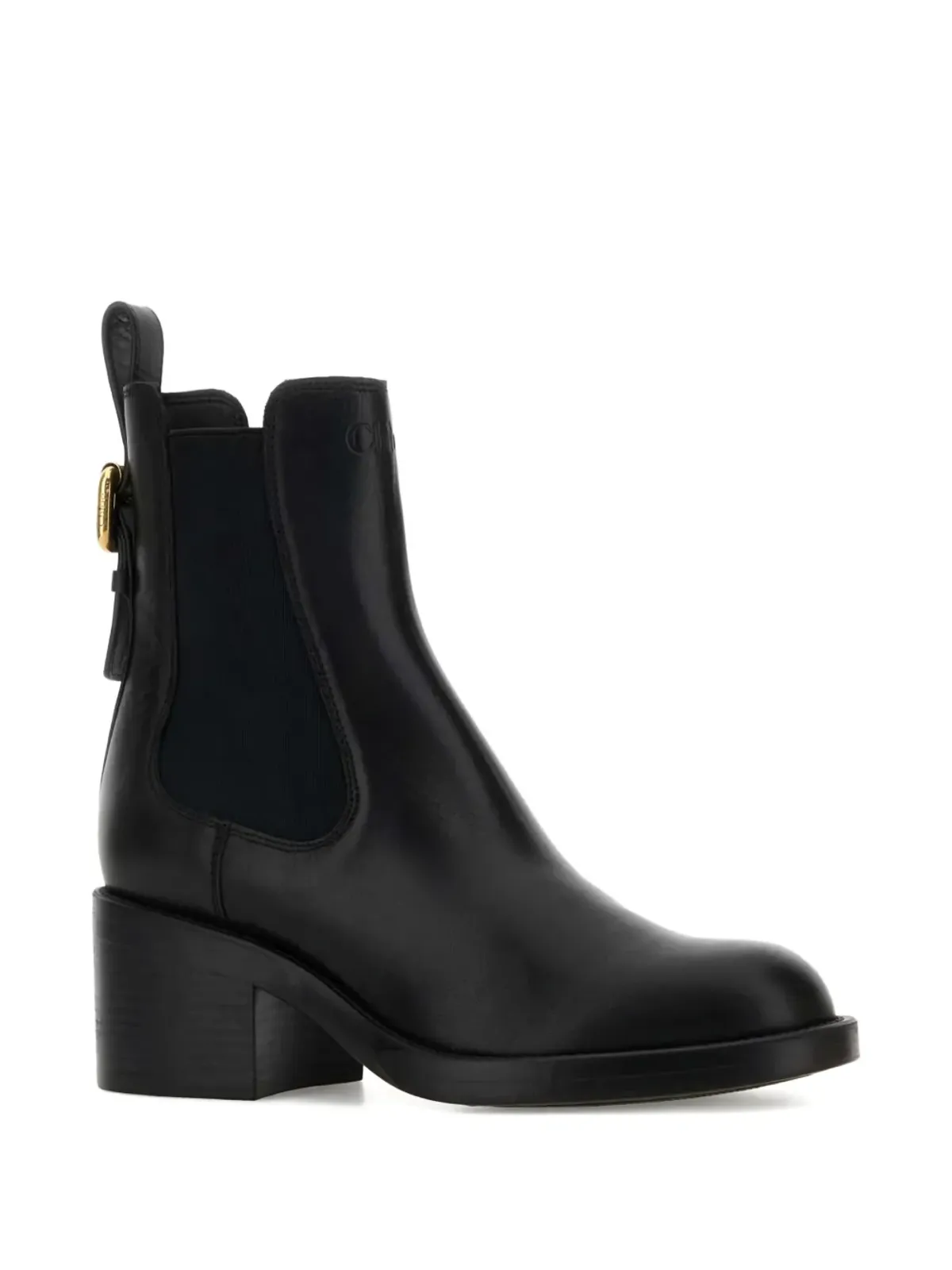 Chloé バックルディテール レザーブーツ - 画像2