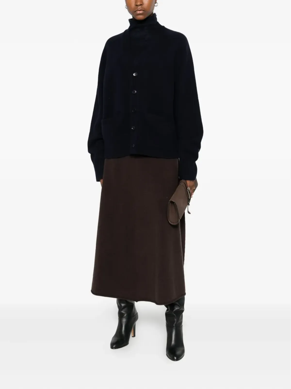 extreme cashmere Vネック カーディガン - 画像3