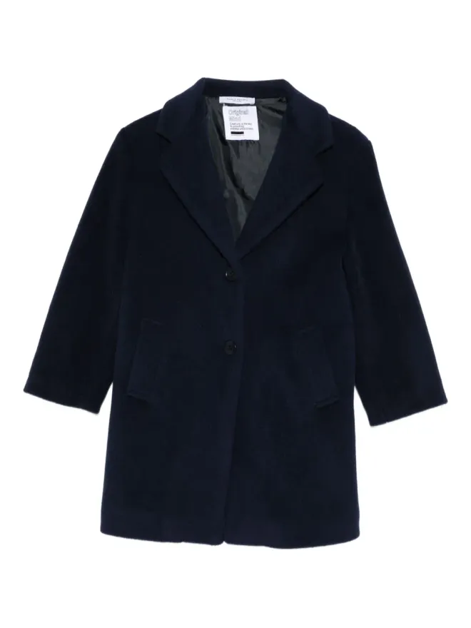 Paolo Pecora Kids Paolo Pecora Kids ブルーのシングルブレストコートの商品画像