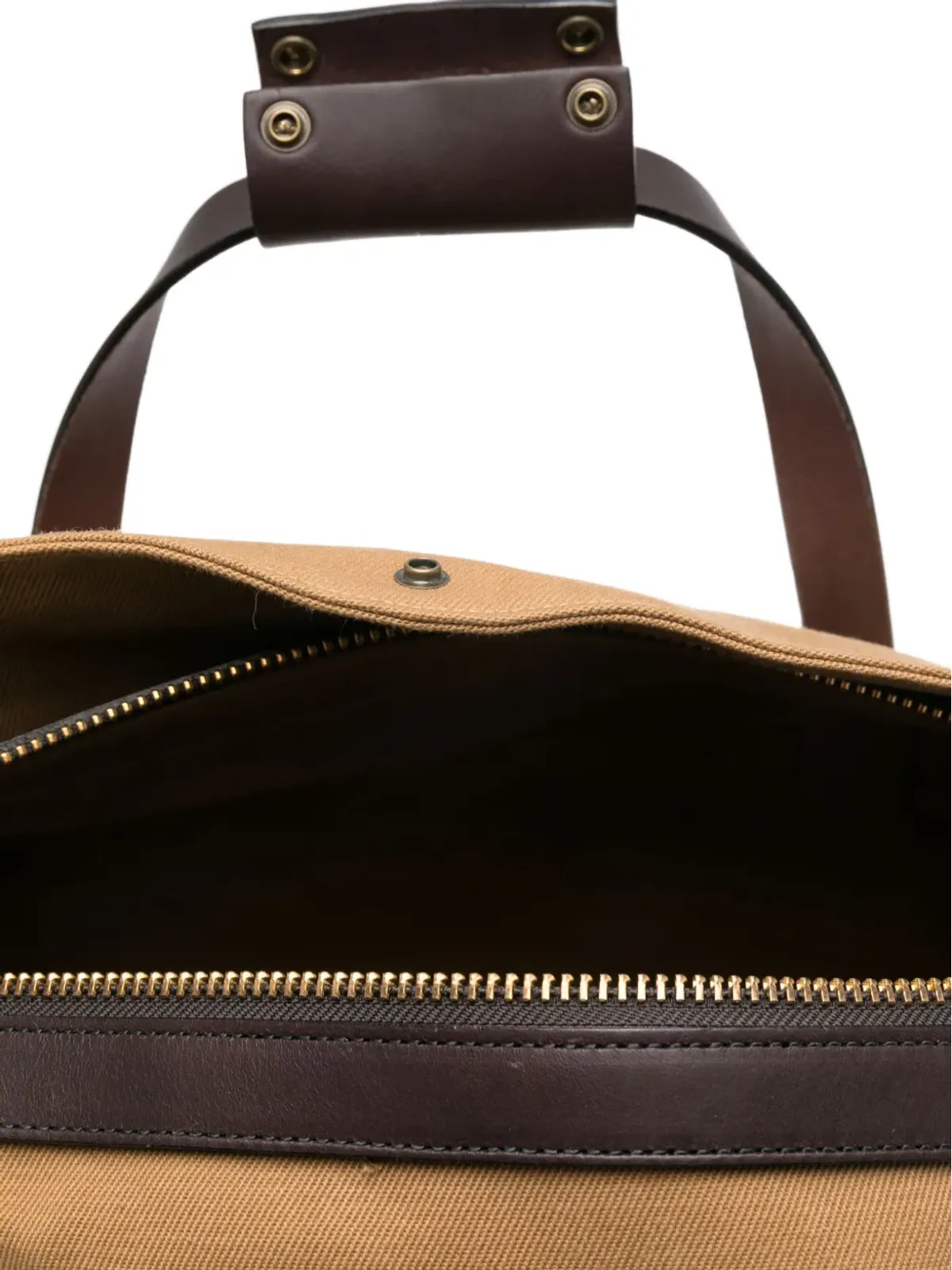 Filson レザー・ストラップ・トートバッグ - 画像5