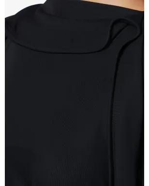 Victoria Beckham ドレープ長袖ミディドレス - サムネイル4