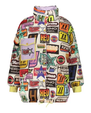 Herno プリント入りリバーシブルダウンジャケット - サムネイル1