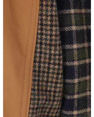 Junya Watanabe MAN チェック柄パネルキャンバスジャケット - サムネイル3