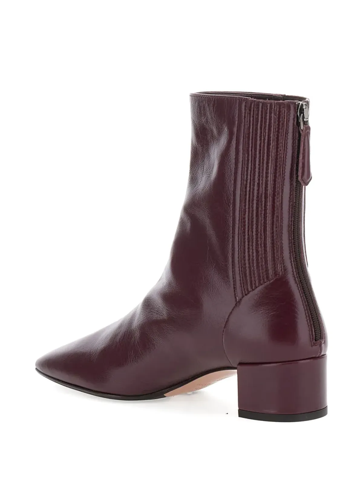 Aquazzura レザー ZIPファスナー ブーツ - レッド - 画像4