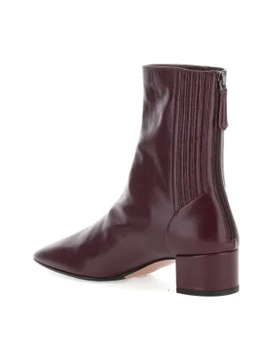 Aquazzura レザー ZIPファスナー ブーツ - レッド - サムネイル4