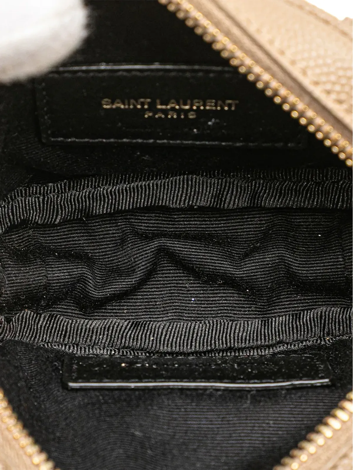 Saint Laurent ビンテージ 2020 Baby Matelasse Grain De Poudre Monogram Lou Camera Bag クロスボディバッグ - Brown - 画像5