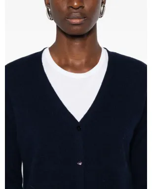 absolut cashmere ボタンアップカシミアカーディガン - Black - サムネイル5