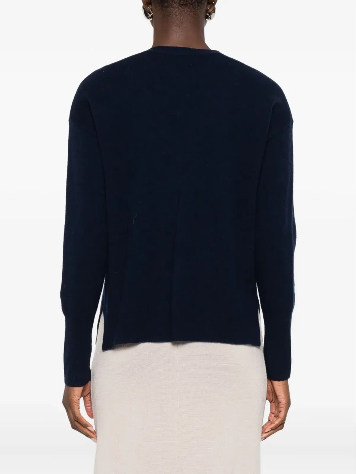 absolut cashmere ボタンアップカシミアカーディガン - Black - 画像4