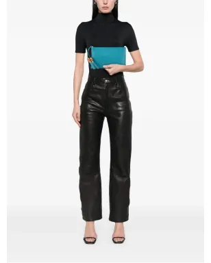 Gucci Pre-Owned カーフスキン バンブー クラッチバッグ - サムネイル2
