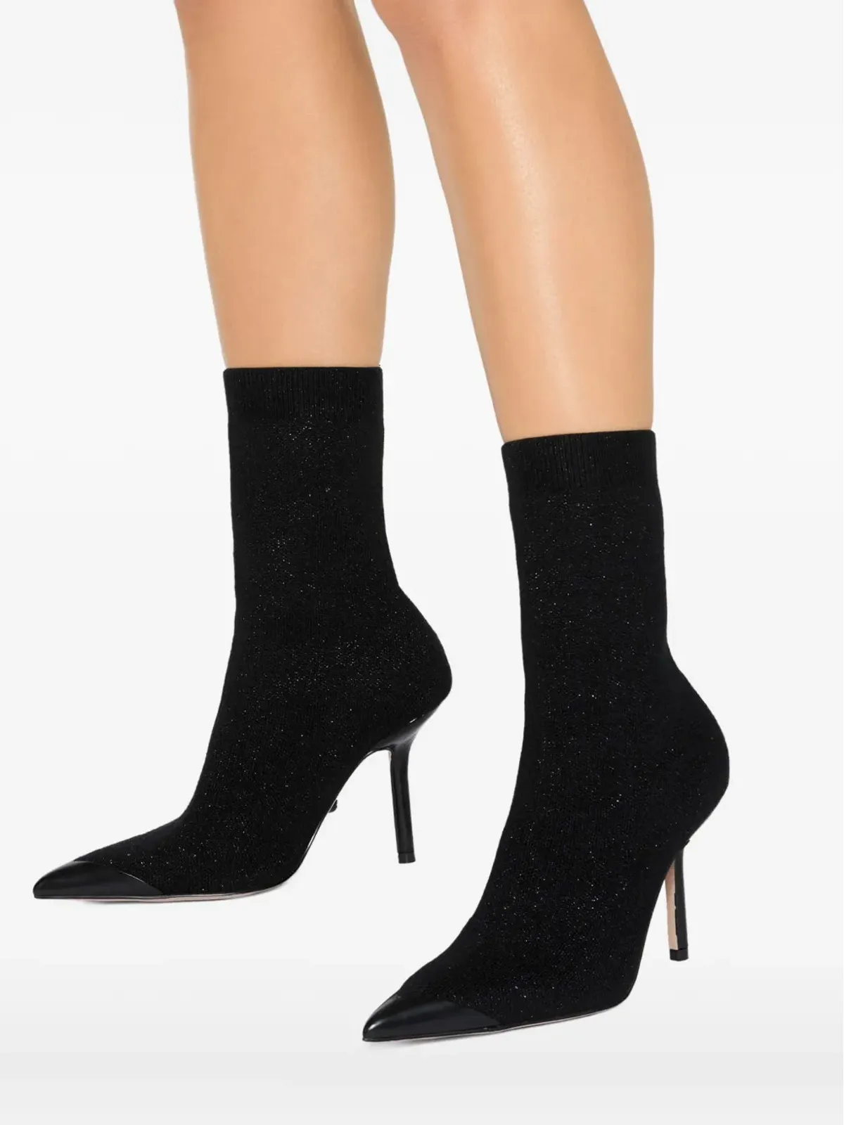 Kurt Geiger London Regent Point メタリック・ポインテッド・ソックブーツ - 画像5