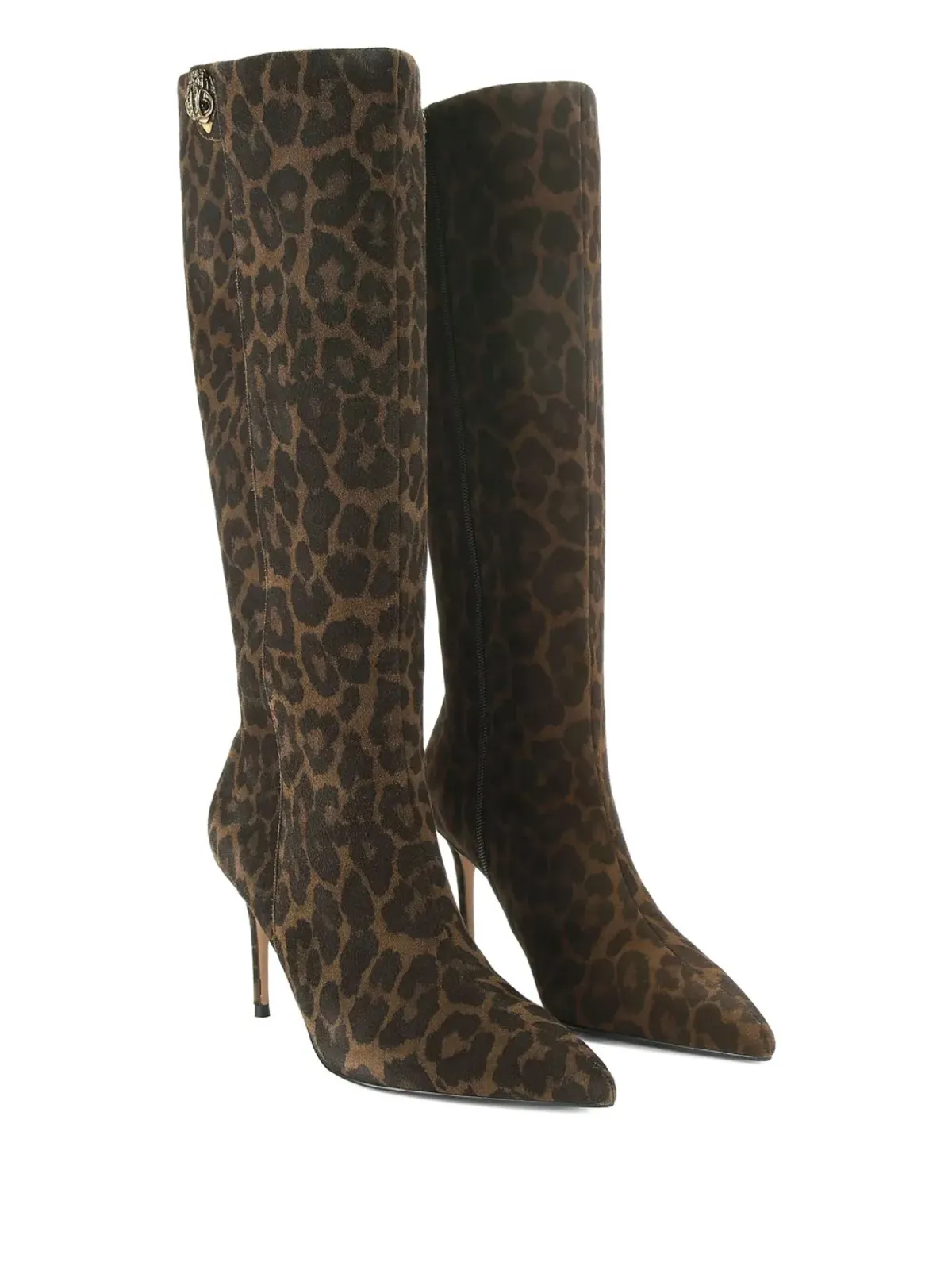 Kurt Geiger London ベルグレイア 85mm ヒール レオパード柄 ニーハイブーツ - 画像2
