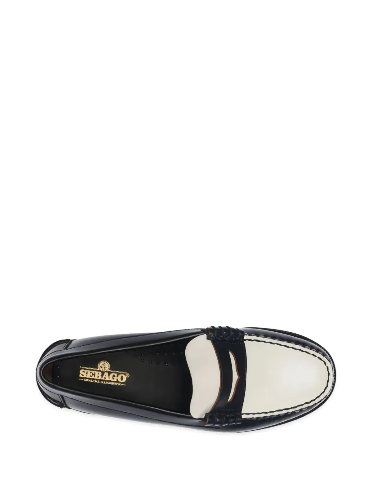 Sebago Classic Dan two-tone leather loafers - 画像3