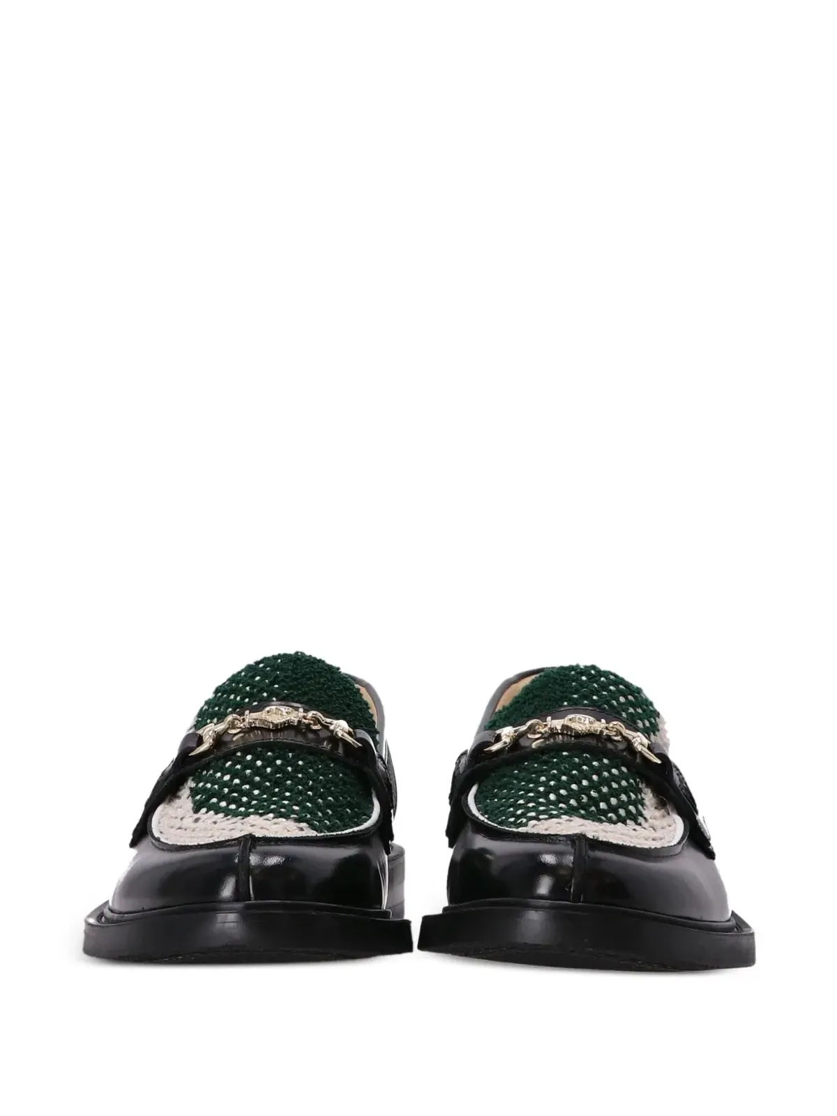 Filling Pieces オープンニット ローファー - 191 BLACK - 画像4