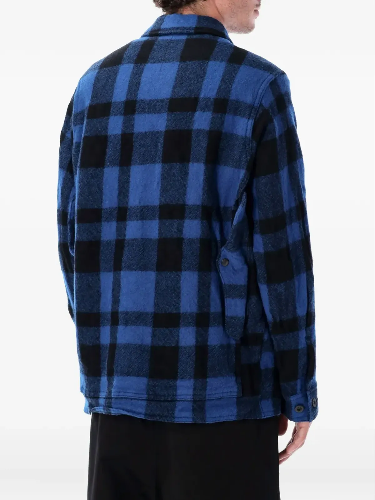 Junya Watanabe MAN チェック柄シャツジャケット - ブルー - 画像2