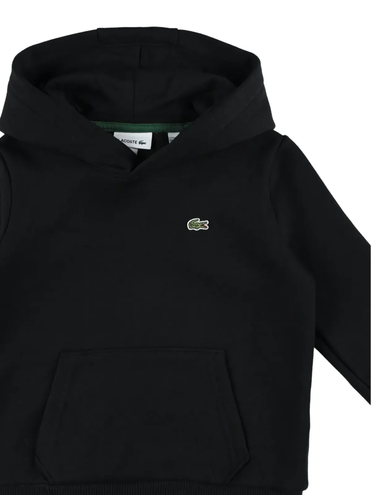 Lacoste Kids ロゴアップリケ付きフーディ - 画像3